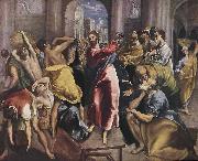 Christ Driving the Money Changers from the Temple El Greco